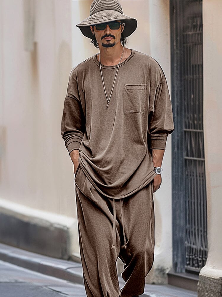 Simple Loose Fit 2-Piece Set (Live Only)