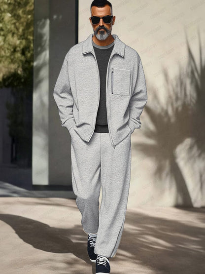 Athleisure Regular Fit Jacket Outfit (Live Only)