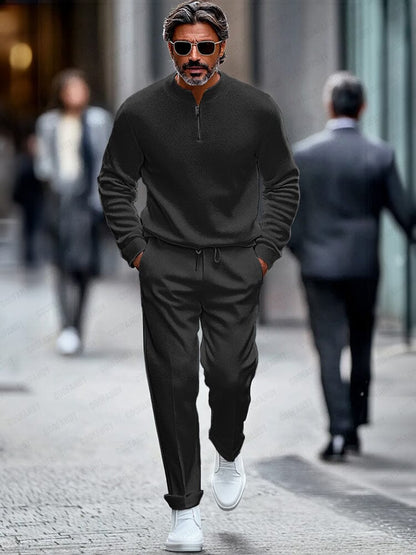 Urban Fashion Simple Tracksuit Set (Live Only)