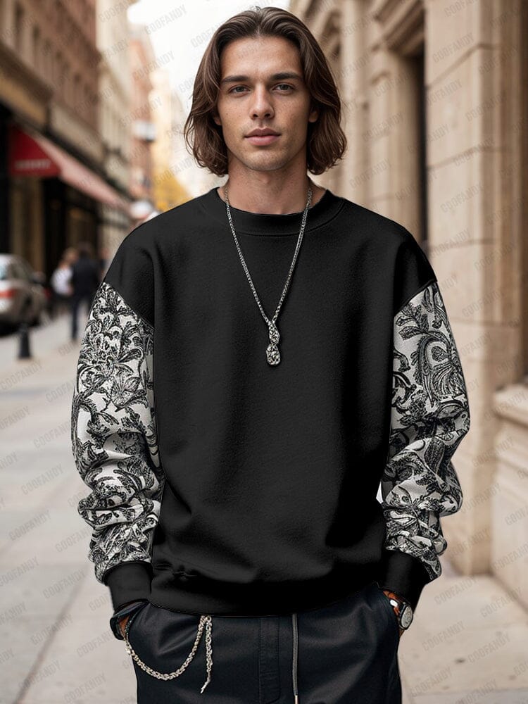 Leisure Paisley Print Sweatshirt