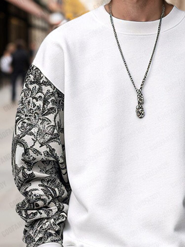 Leisure Paisley Print Sweatshirt