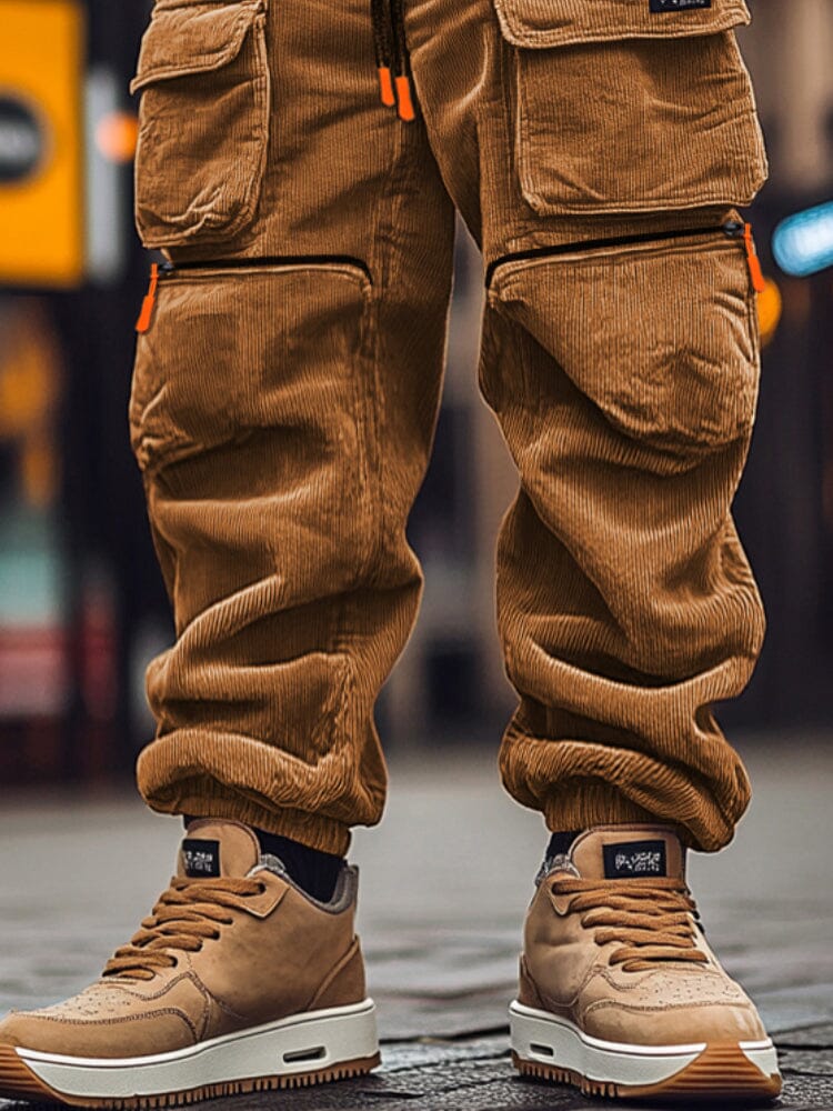 Corduroy Multi Pockets Cargo Pants