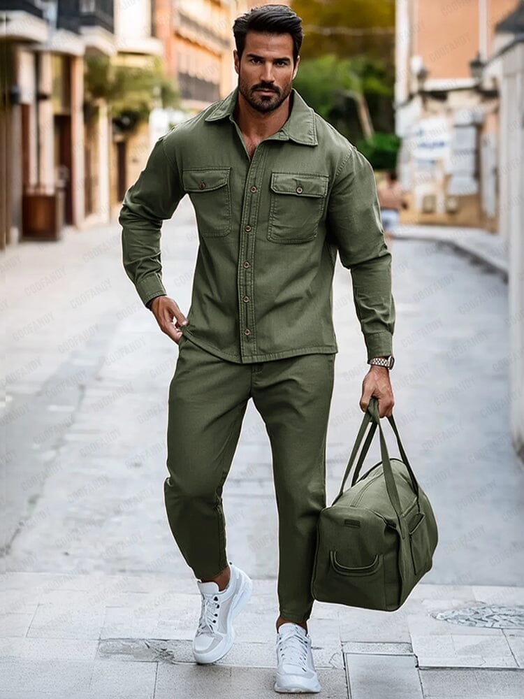 Urban Fashion 100% Cotton Cargo Set