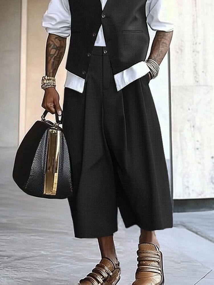 Urban Casual Vest Pants Set