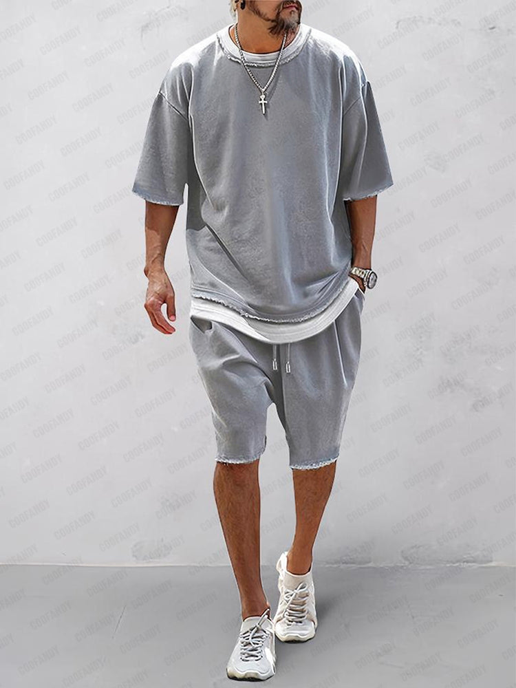 Casual Fake 2-Piece Matching Set