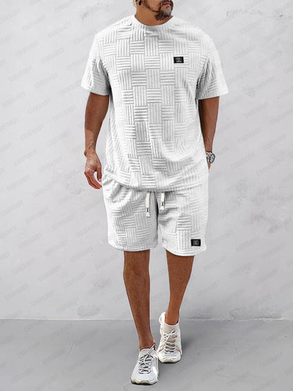 Summer Essentials Textured Tracksuits Set