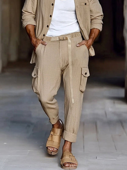 Leisure Cotton 2-Piece Cargo Set