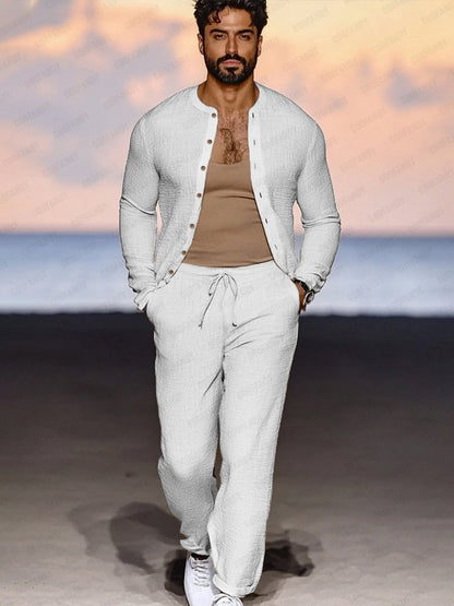 Resort Style Shirt Pants Set