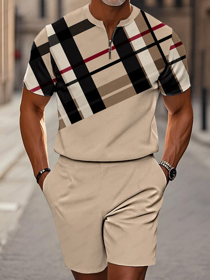 Modern Casual Colorblock 2-Piece Set