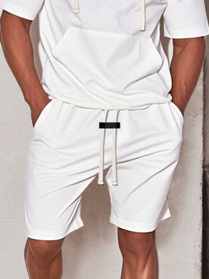 Relaxed Fit Active Hooded T-Shirt Set