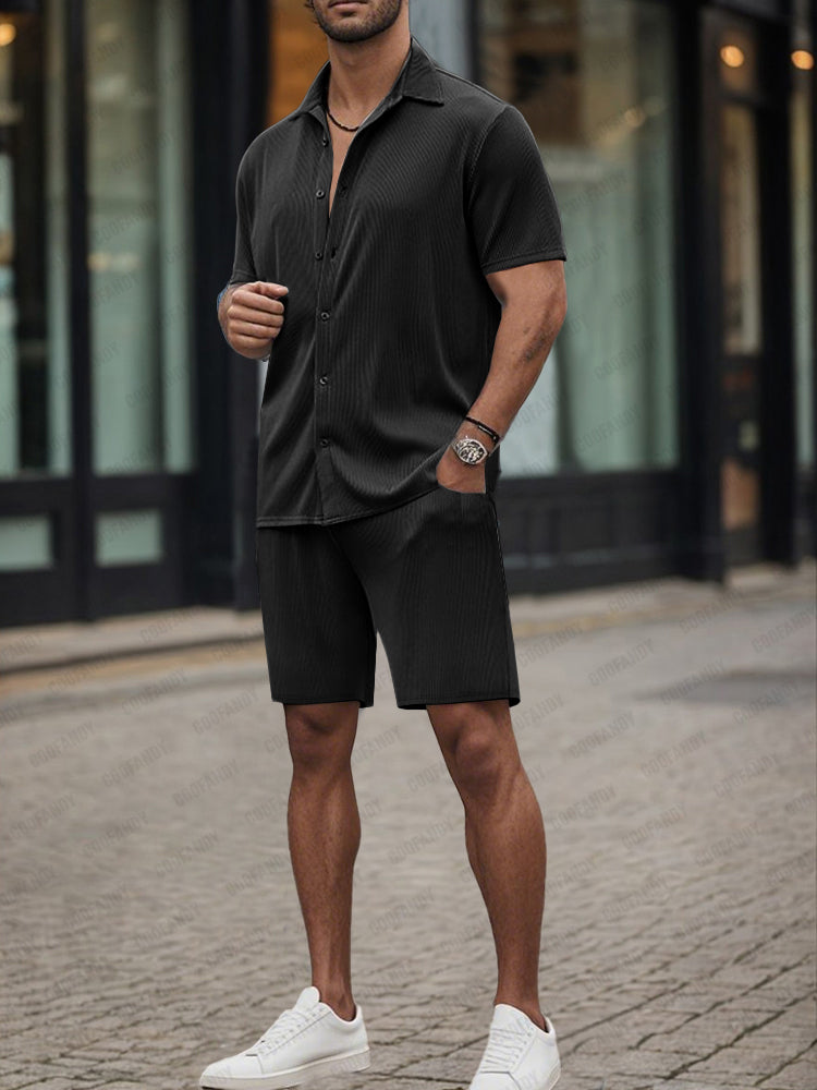 Casual Breathable Silky 2-Piece Set