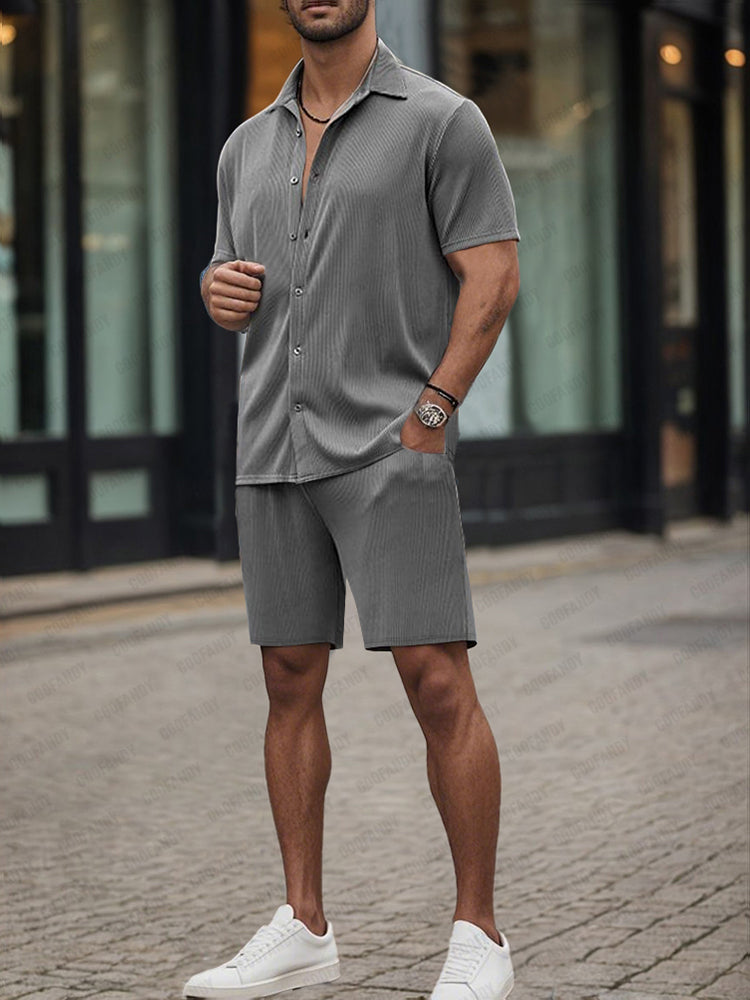 Casual Breathable Silky 2-Piece Set