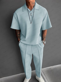 Short Sleeve-Clear Blue