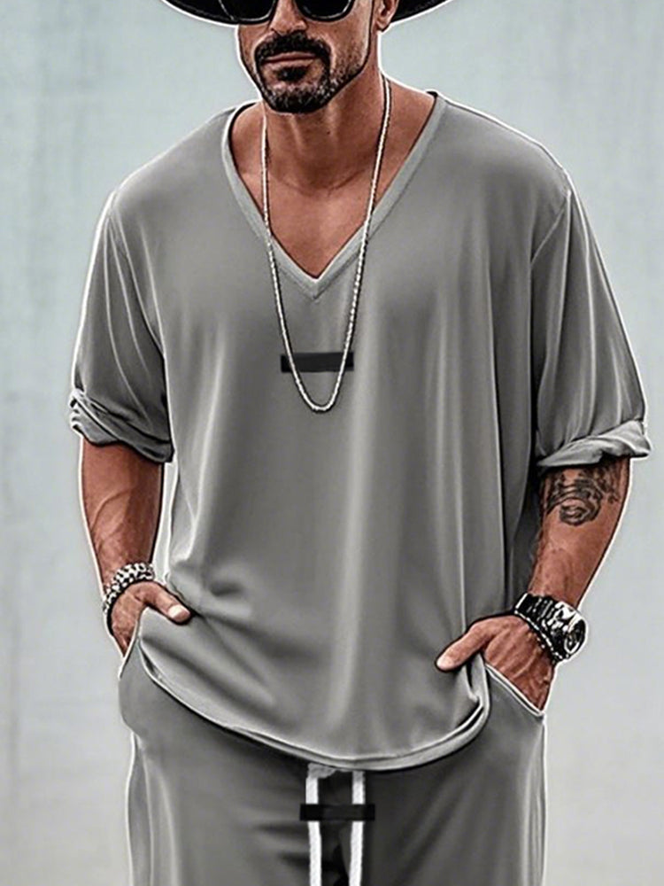 Comfort Fit T-Shirt Shorts Set