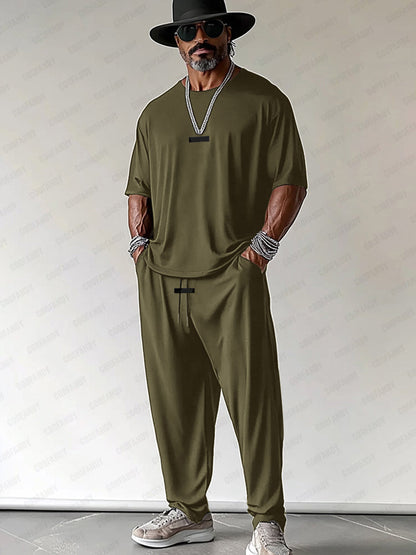 Modern Leisure T-Shirt Pants Set