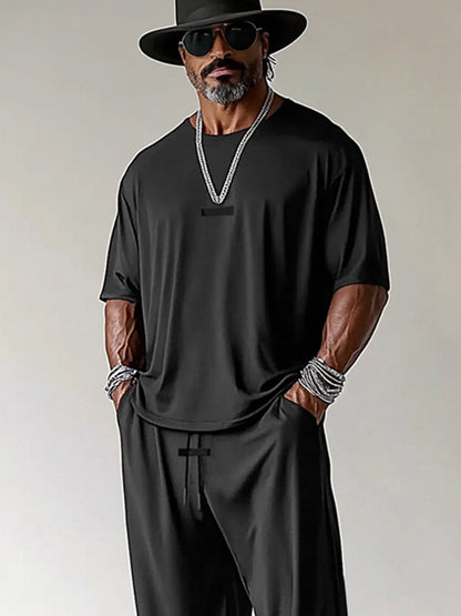 Modern Leisure T-Shirt Pants Set