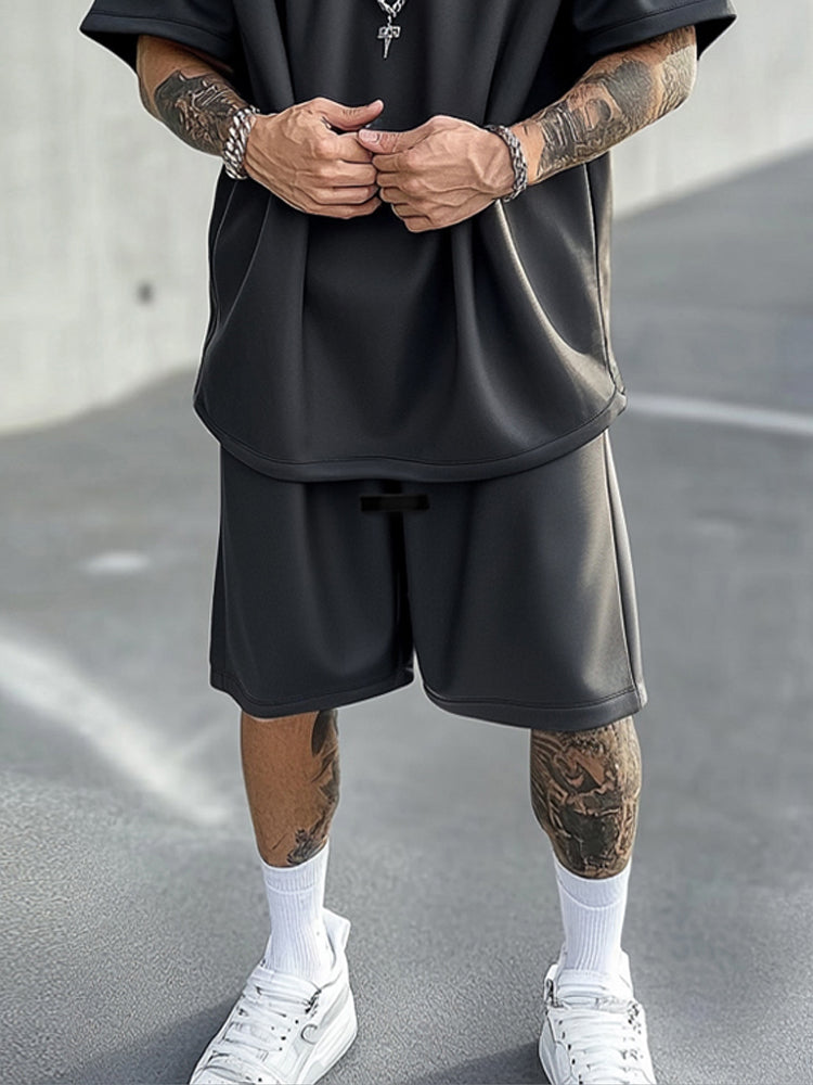 Athleisure Relaxed Fit T-Shirt Set