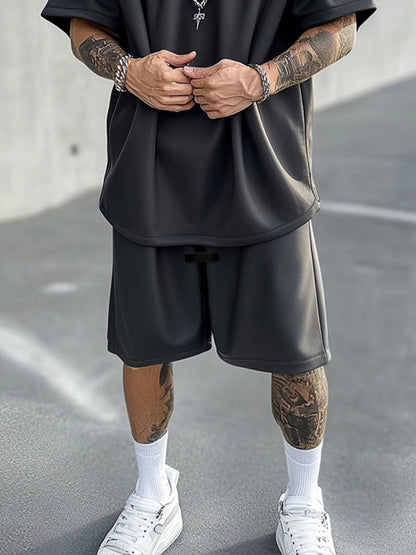 Athleisure Relaxed Fit T-Shirt Set