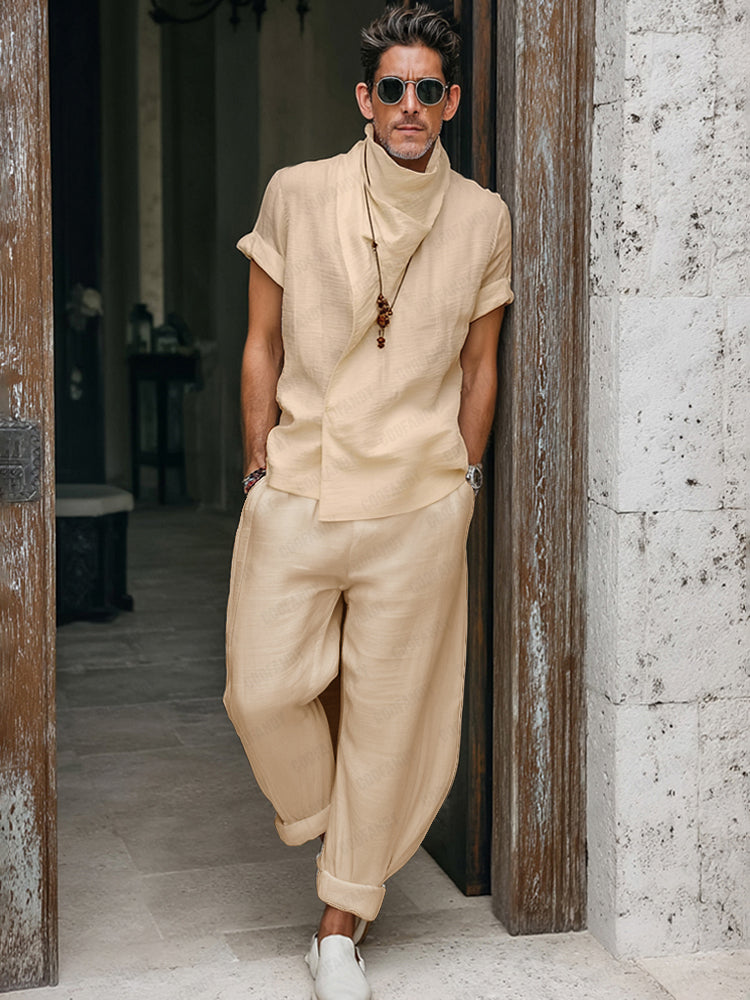 Unique Chic Cotton Casual Set