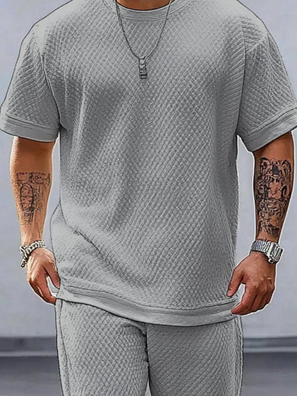 Breathable Waffle 2-Piece Athleisure Set