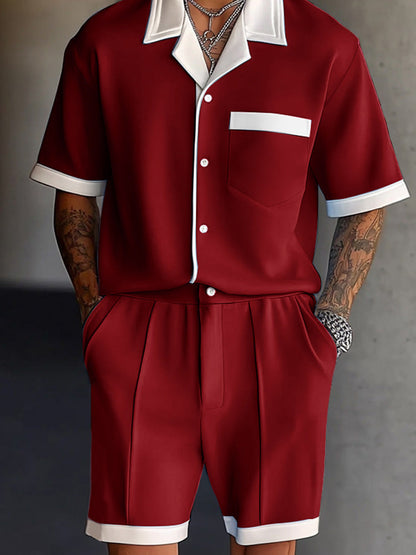 Modern Contrast Color Daily Wear Set