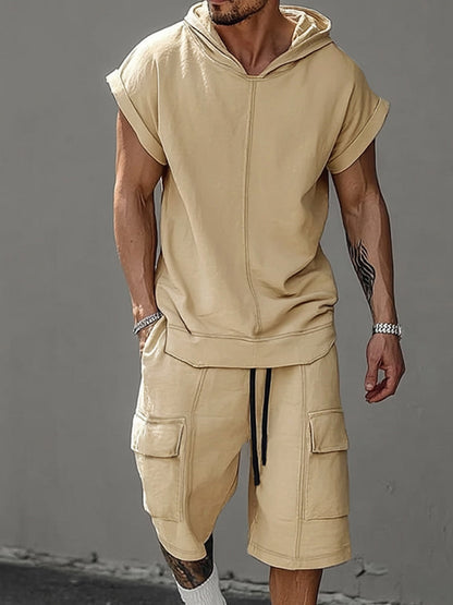 Street Fashion Hooded Summer Set