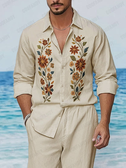 Quality Cotton Embroidered Matching Set