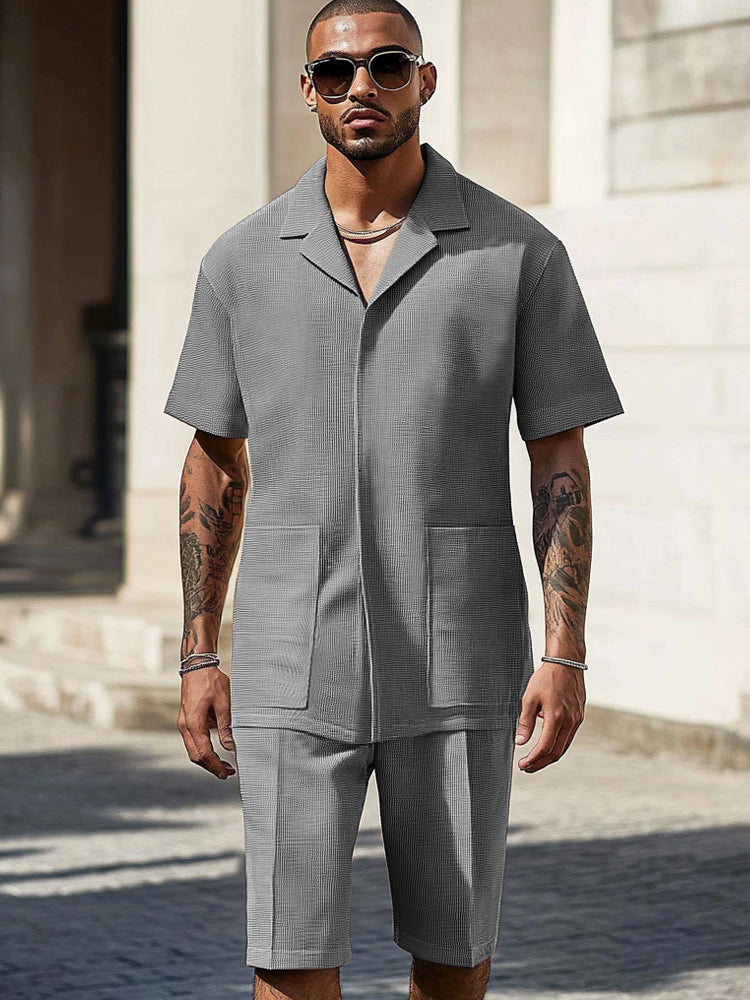Comfort Textured Summer Casual Set