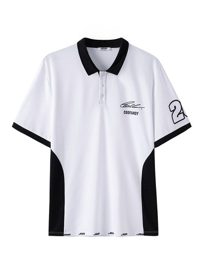 Coofandy x JGR Colorblock Polo Shirt