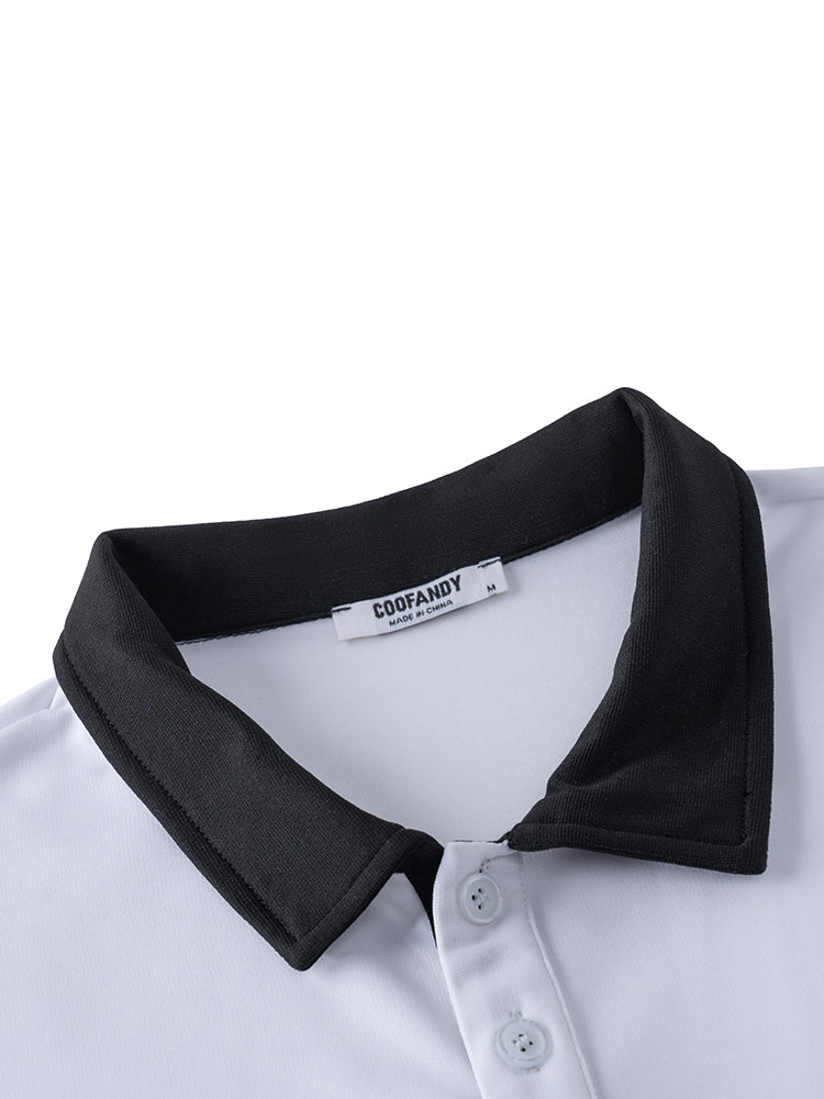 Coofandy x JGR Colorblock Polo Shirt