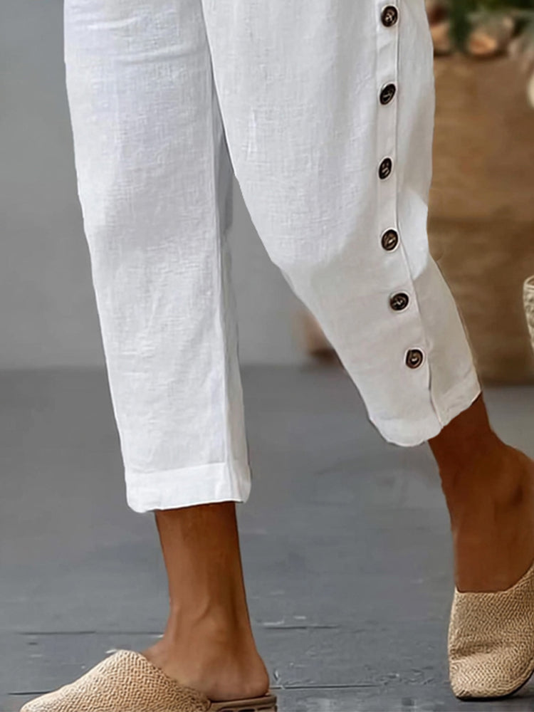 Casual Essential 100% Cotton Pants