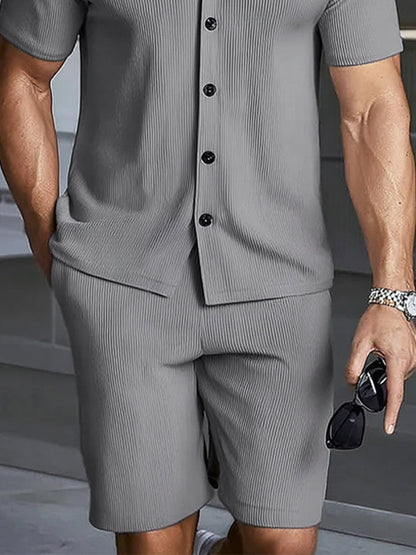 Minimalist Soft Textured Casual Set