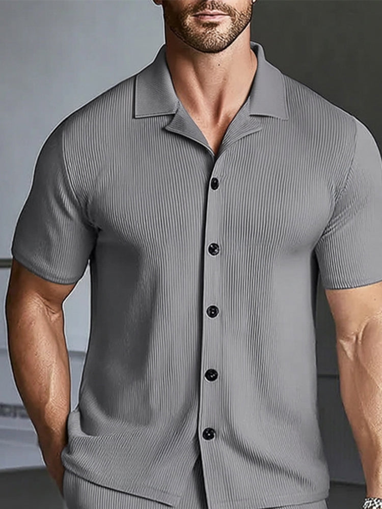 Minimalist Soft Textured Casual Set