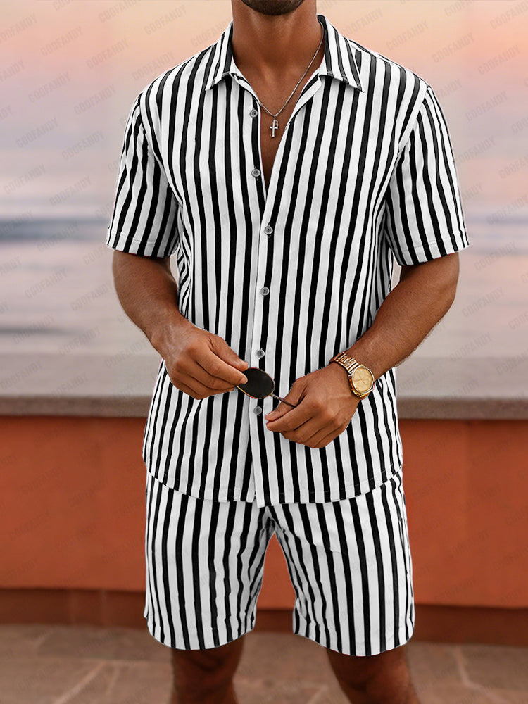 Stylish Stripe Pattern Summer Outfit