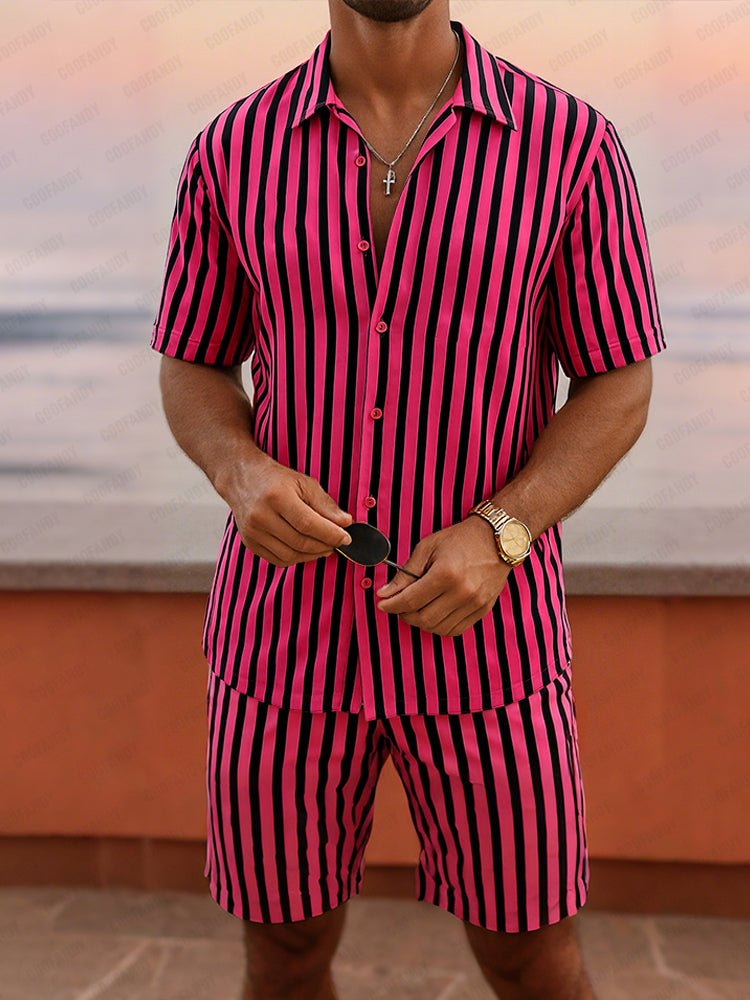 Stylish Stripe Pattern Summer Outfit