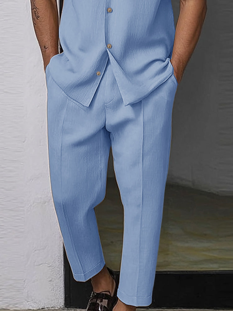 Effortless Casual Cotton Matching Set