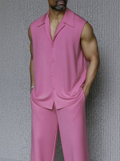 Effortless Cool Tank Top Pants Set