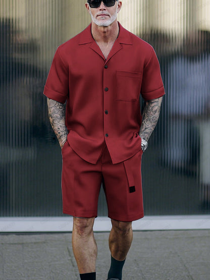 Daily Wear Comfort Shirt Shorts Set