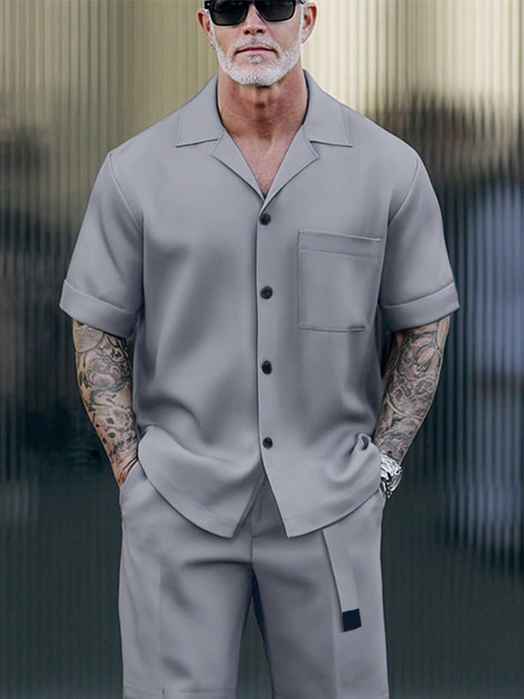Daily Wear Comfort Shirt Shorts Set