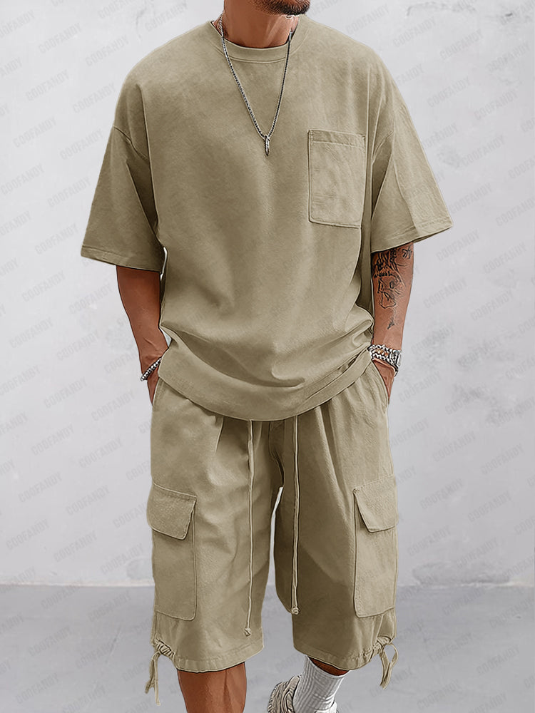 Trendy 100% Cotton T-Shirt Set