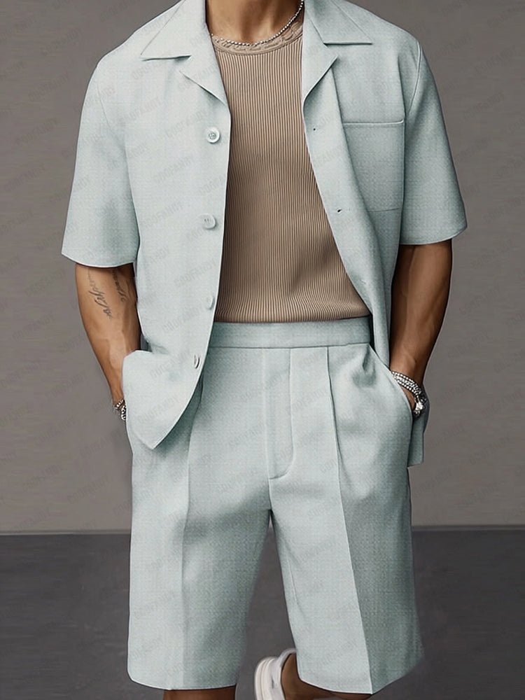 Casual Summer 2-Piece Suit Set