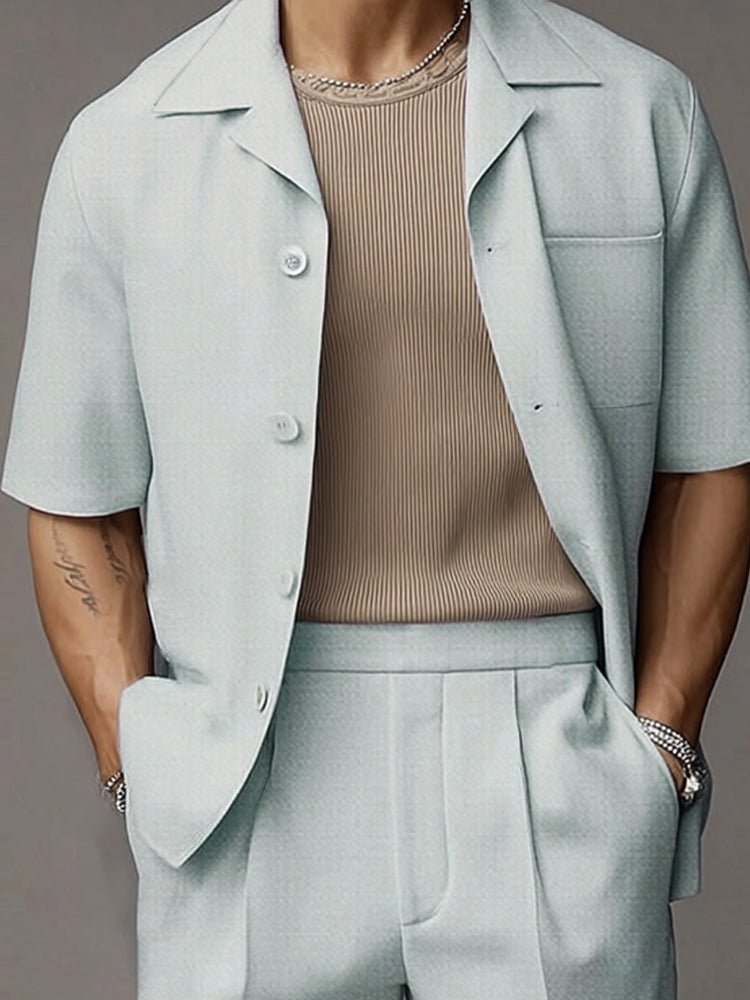 Casual Summer 2-Piece Suit Set