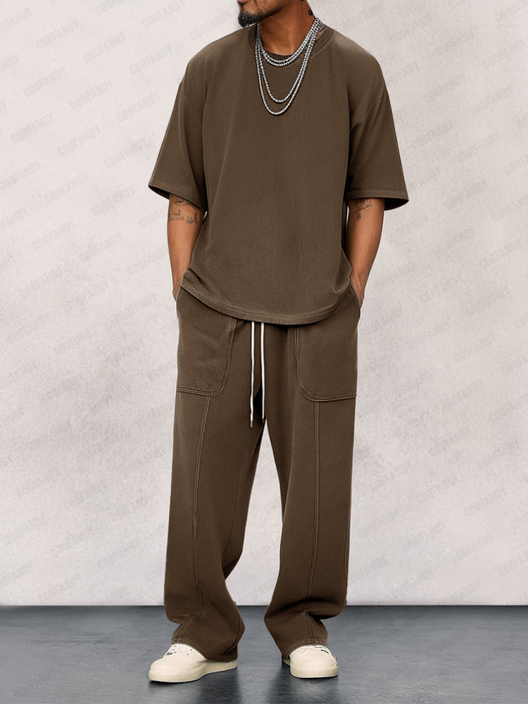 Street Style Loose Fit 2-Piece Set