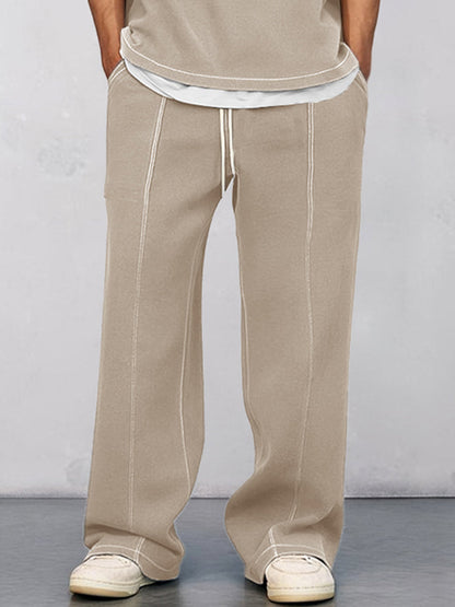 Loose Fit Fake T-shirt Pants Set