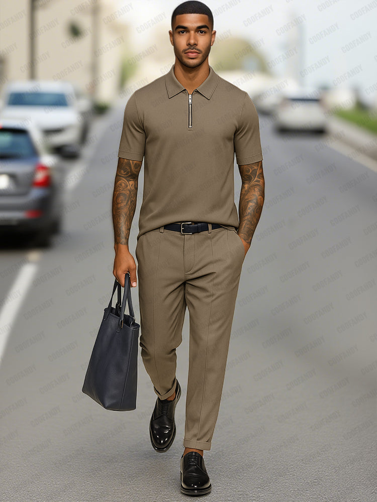 Smart Casual Polo Shirt Set