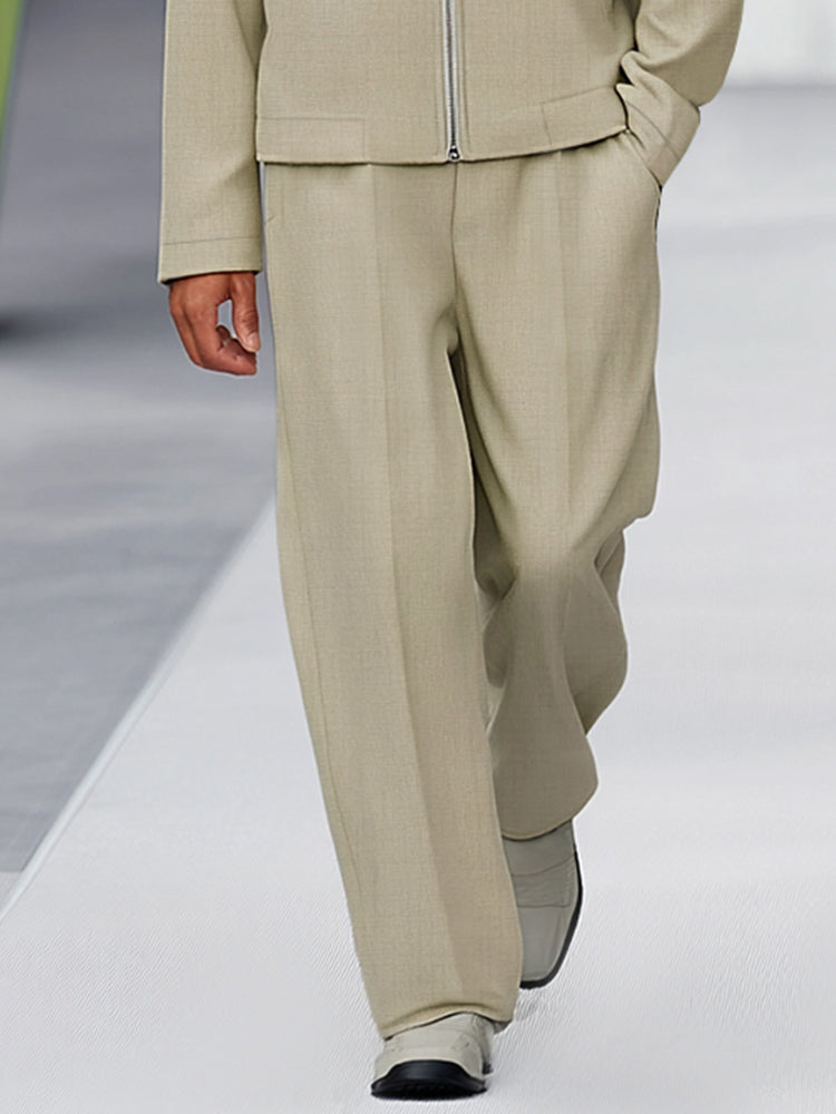 Casual Practical Design Jacket Pants Set