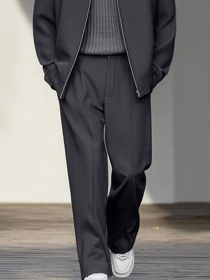 Smart Casual Jacket Pants Set