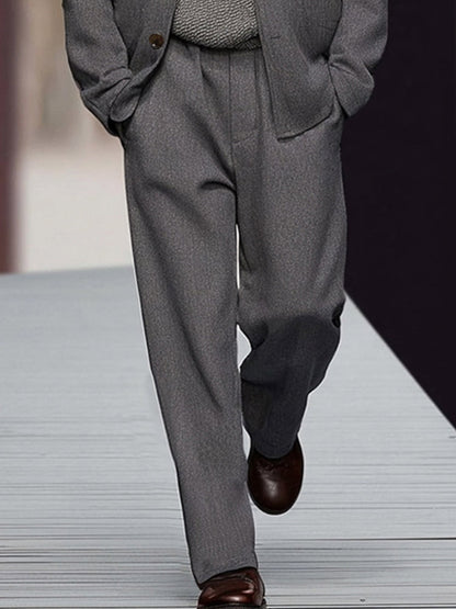 Refined Leisure Jacket Pants Set