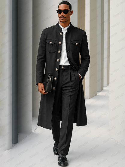 Elegant Smart Casual Coat Pants Set