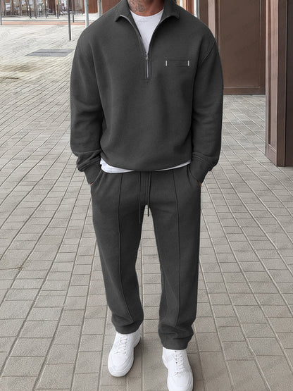 Athleisure Comfort Sweatshirt Pants Set
